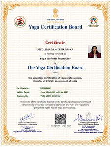 Yoga Certificate